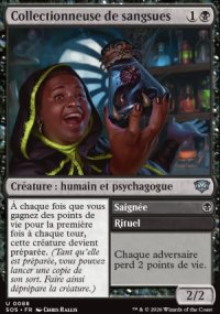 Collectionneuse de sangsues<br>Saign�e - Secrets of Strixhaven