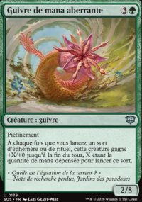 Guivre de mana aberrante - Secrets of Strixhaven