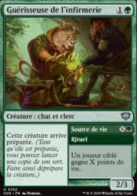 Gu�risseuse de l'infirmerie<br>Source de vie - Secrets of Strixhaven