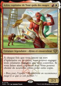 Aziza, capitaine de Tour-polo des mages - Secrets of Strixhaven
