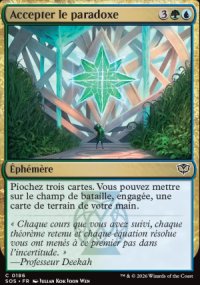 Accepter le paradoxe - Secrets of Strixhaven