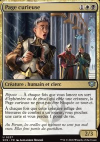 Page curieuse - Secrets of Strixhaven