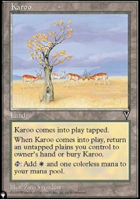 Karoo - The List