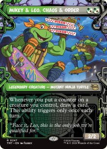 Mikey & Leo, Chaos & Order - Teenage Mutant Ninja Turtles